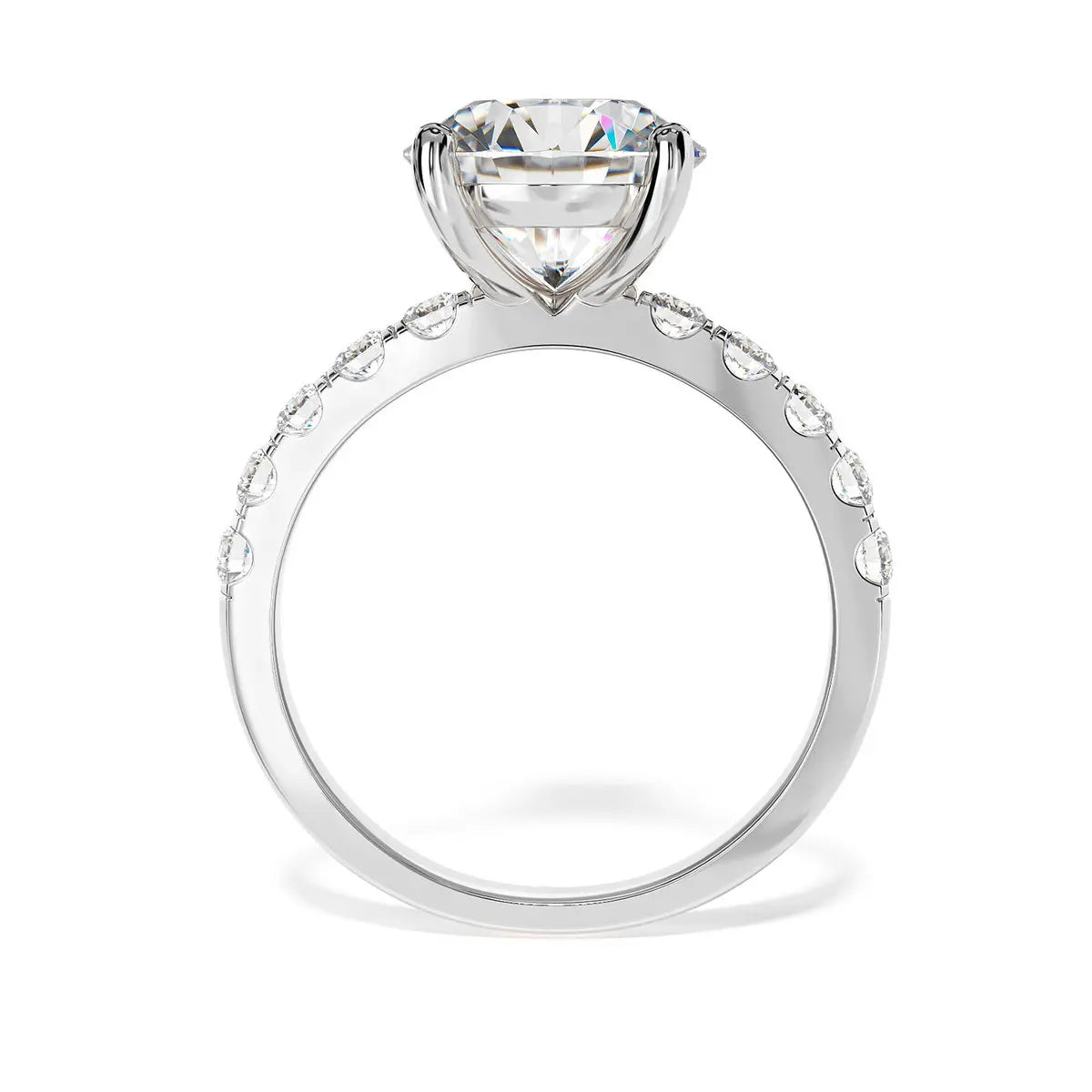 KINGWHYTE Orecchini a cerchio da donna, in argento