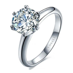 Eterna Moissanite Solitare Ring - Vosali