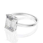 Smeraldo Moissanite Solitare Ring - Vosali