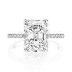 Smeraldo Eternità Moissanite Ring - Vosali