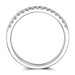 Round Cut Eternity Half Band